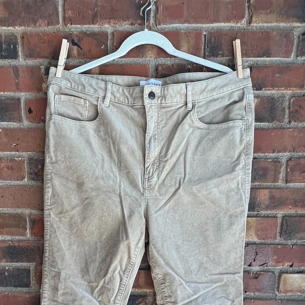LOFT Tan Skinny Pants